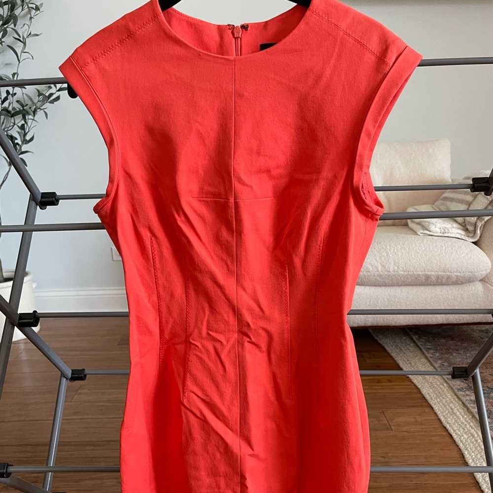 Coral Midi Dress